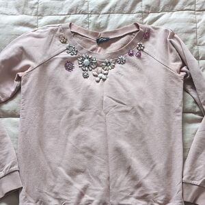 Embellished Pink Sweater